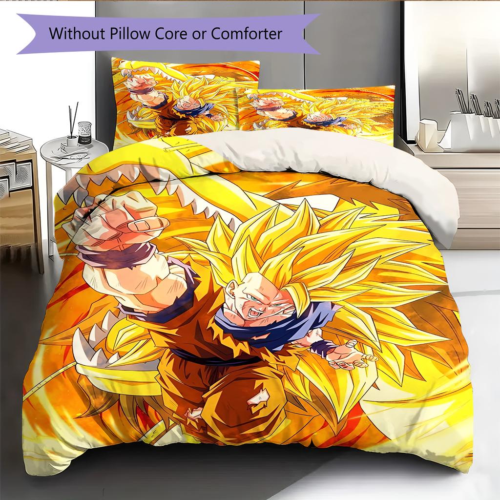 Set Copripiumino Trapuntato con Fantasia Cartone Animato Federa Decorazione per la Casa Regalo di Compleanno (1 * copripiumino + 2 * federa, senza nucleo)