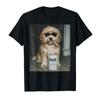 Hund Røyker Sigarett Meme Morsom Cockapoo Øl Vintage T-skjorte For Menn Kvinner 100% Bomull T-skjorter Kortermet Topp 0225-2 - ...