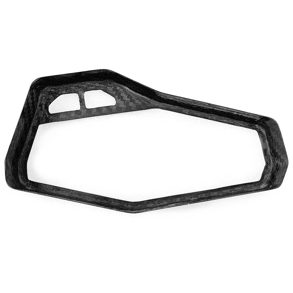 HEINMO Motorcycle 3K Real Carbon Fiber Meter Cover Compatible with MT-09 FZ-09 2013-2019 2020 Meter Unit Tachometer Speedometer Gauge Instrument