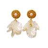 Stainless Steel Cross Earrings: Light Luxury, High-End Design, Versatile Fashion, Niche Temperament