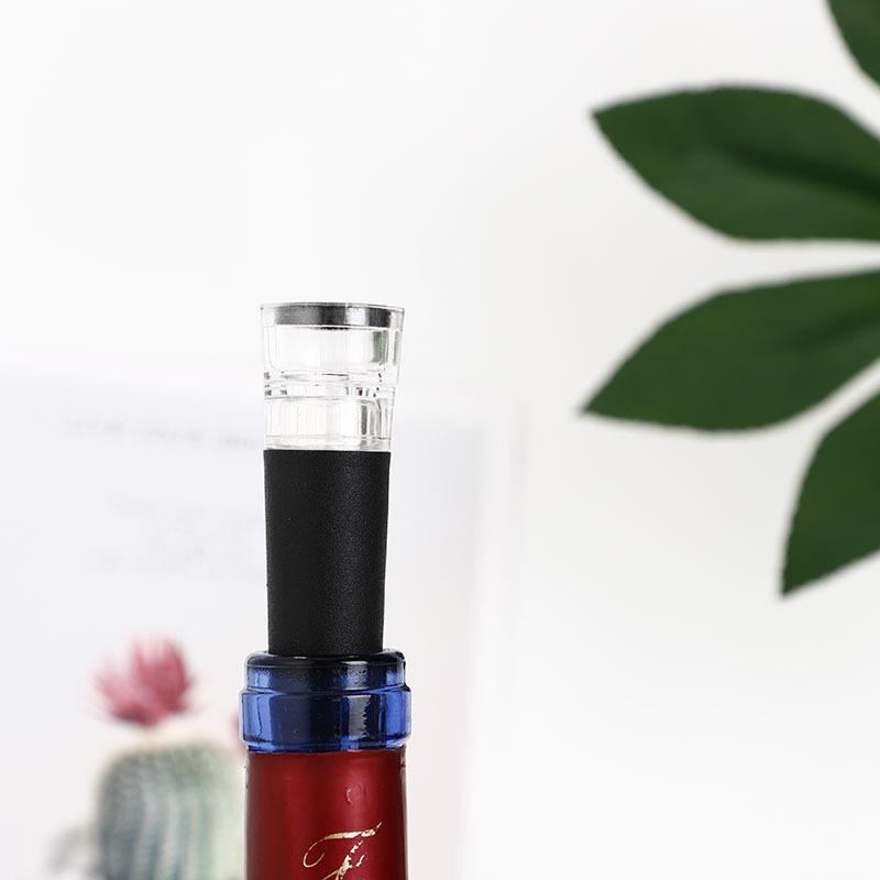 Two Types of Eco-friendly Plastic Vacuum Wine Stoppers and Wine Stoppers for Vacuuming and Preservation