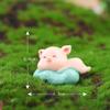 Pig Toy Gift Microlandscape Multiple Poses Resin Material Decoration Desktop