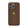 Kožený nárazuvzdorný kryt Camellia pro Apple iPhone 11/12/13Pro/14ProMax