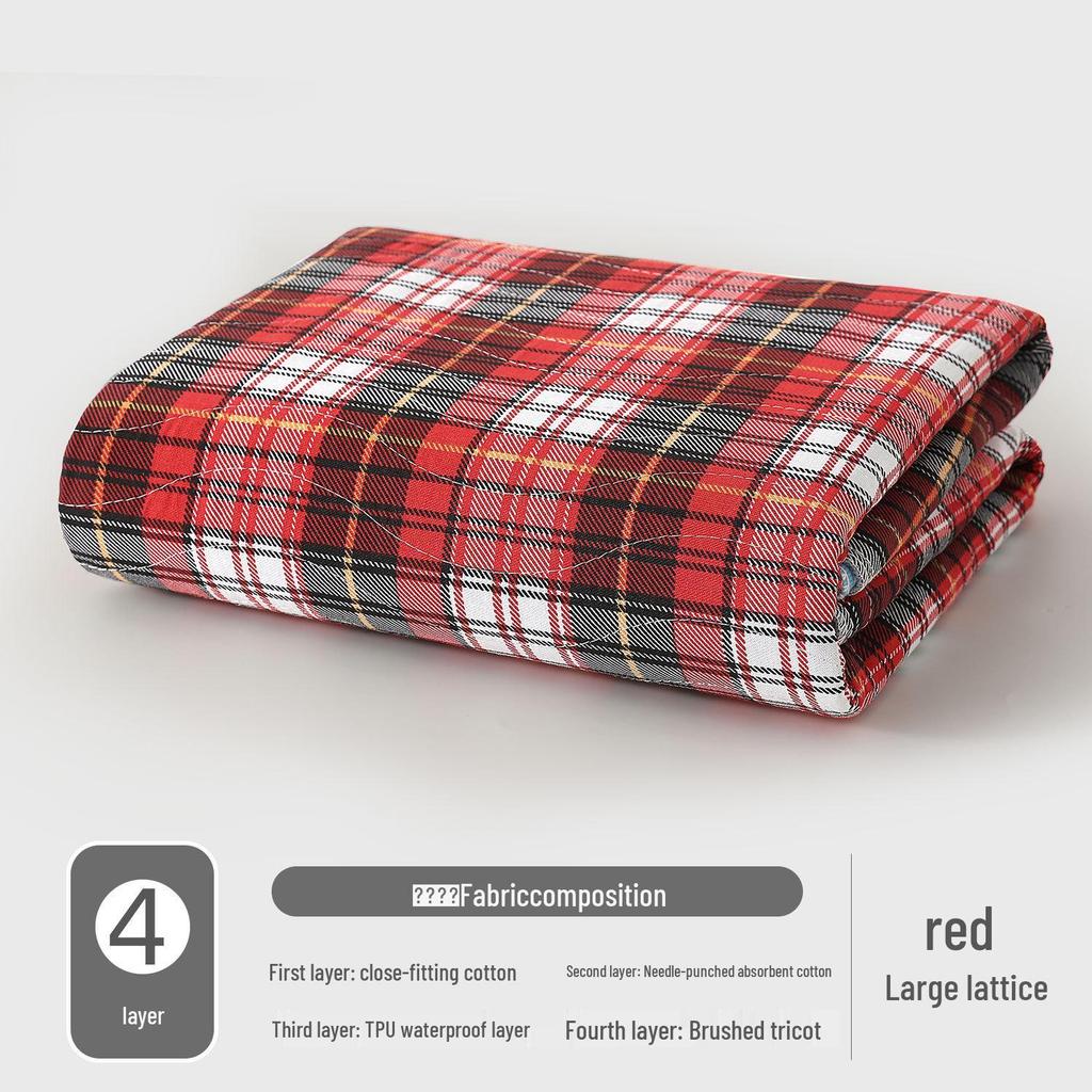 Washable Leakproof Incontinence Pad for Adults - Breathable, Large Size Absorbent Bed Sheet for Elderly and Paralyzed Patients.