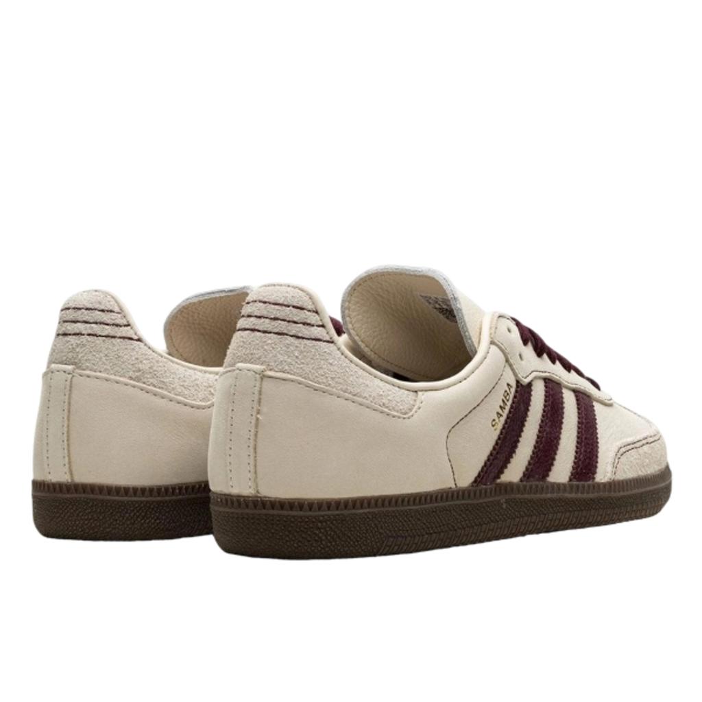 Adidas Samba OG Wonder White Maroon
