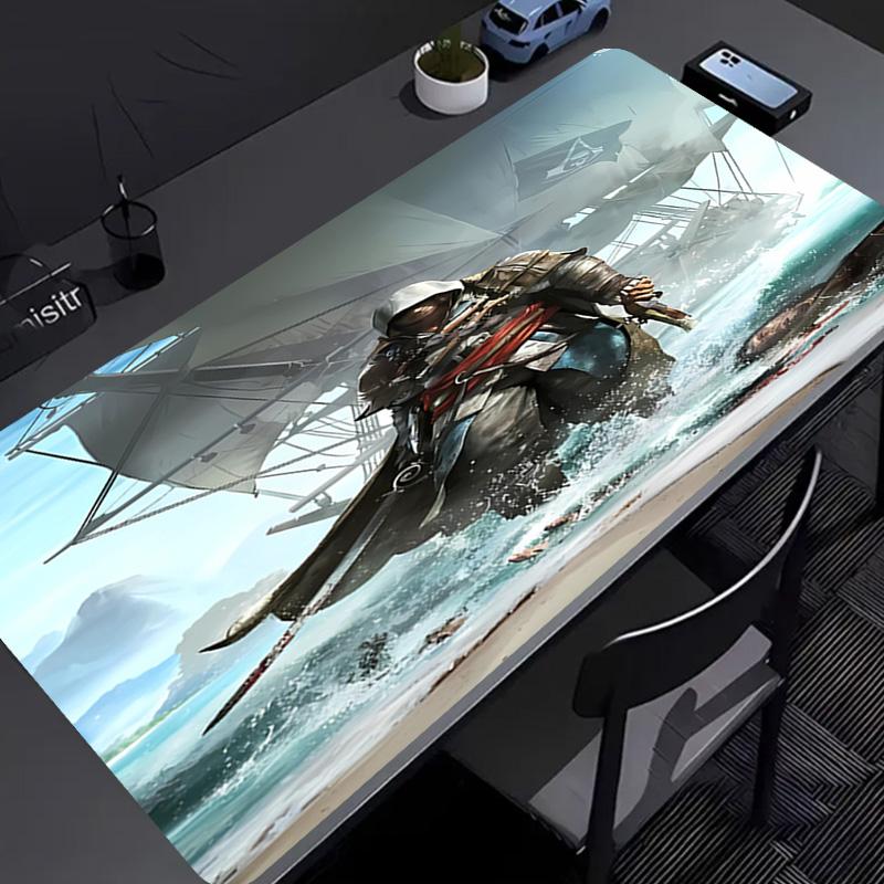 A-Assassin's Creed Mouse Pad - Non-Slip Rubber Base, Smooth Surface for Work,Gaming,Office,And Home Use, Desk Mouse Pad