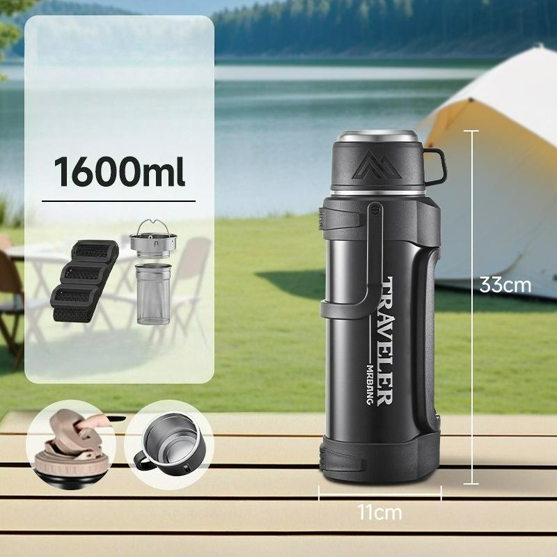 Přenosná termoska, Velkokapacitní nerezová termoska, Venkovní velkokapacitní ultravelkokapacitní přenosná termoska