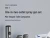 Toilet Spray Gun Set: Dual-Outlet Valve, Booster Water Gun, Feminine Wash