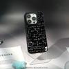 Cool Formula Equation Cool Pattern Phone Case for iPhone 17 16 E 15 14 13 12 Pro Max Sheepskin Silver-edged Protective Case