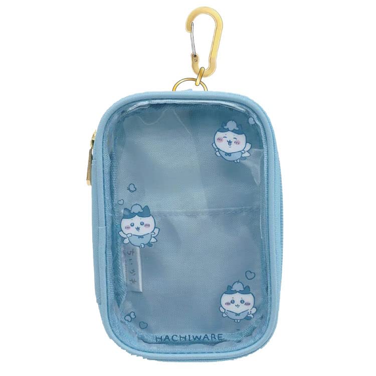 Sunstar Stationery Chiikawa Pouch with Mycollection Hachiware Carabiner, (S2321777)