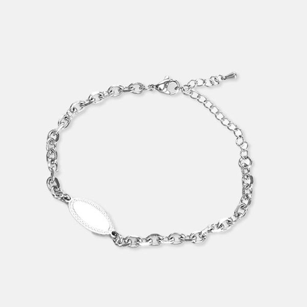 

Bracelet 1COLOR Surgical Steel Chain Men s Women s Couple Accessories 303ZIDA