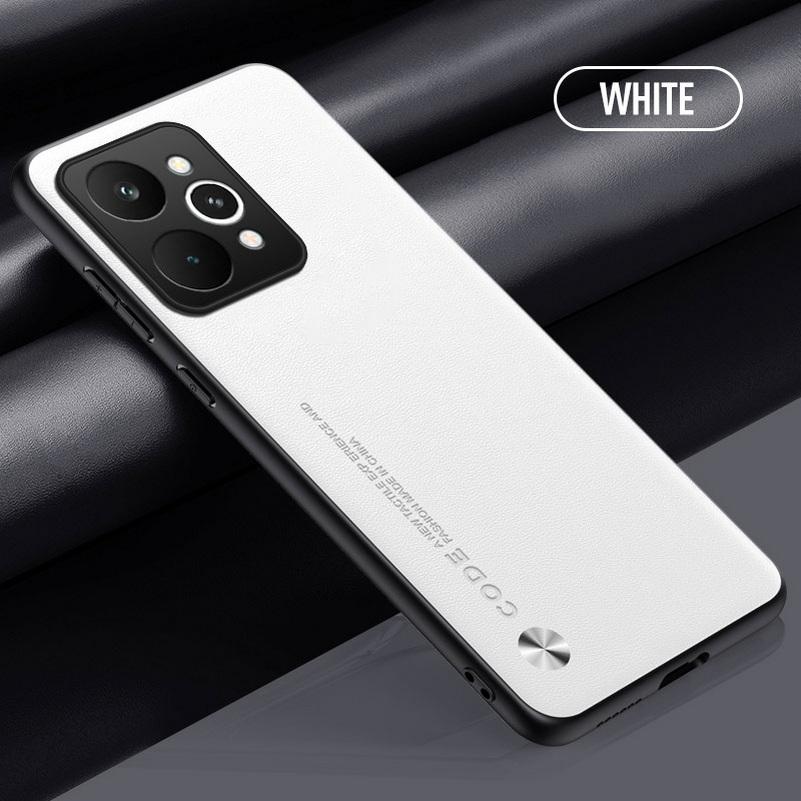 Plain Leather Case For Realme P4 Power P3 Realme 16 Pro + 15 Pro 14 14t 13 Pro 12 11 Pro Slim Hard Camera Protect Cover