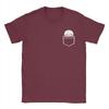 Cute Bubu in pocket T Shirt for Unisex Pure Cotton Vintage TShirt Round Neck  Tee Shirt Short Sleeve Tops 4XL 5XL