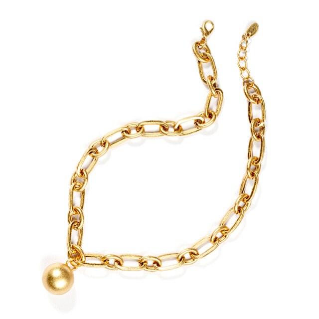Gold Mixed Silver Color Asymmetric Chain Choker Necklace For Women Thick Chain Link Choker Necklaces Valentines Jewelry Gift