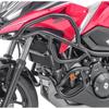 Set of High and Low Crankcase Guards + Saddlebags for Honda NC 750 X 21-24 Black