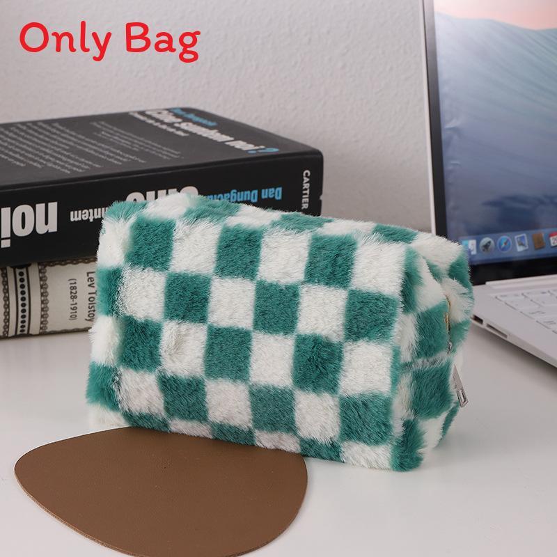 Astuccio in Peluche Stile Coreano Grande Capacità Organizer per Cancelleria Per Studenti