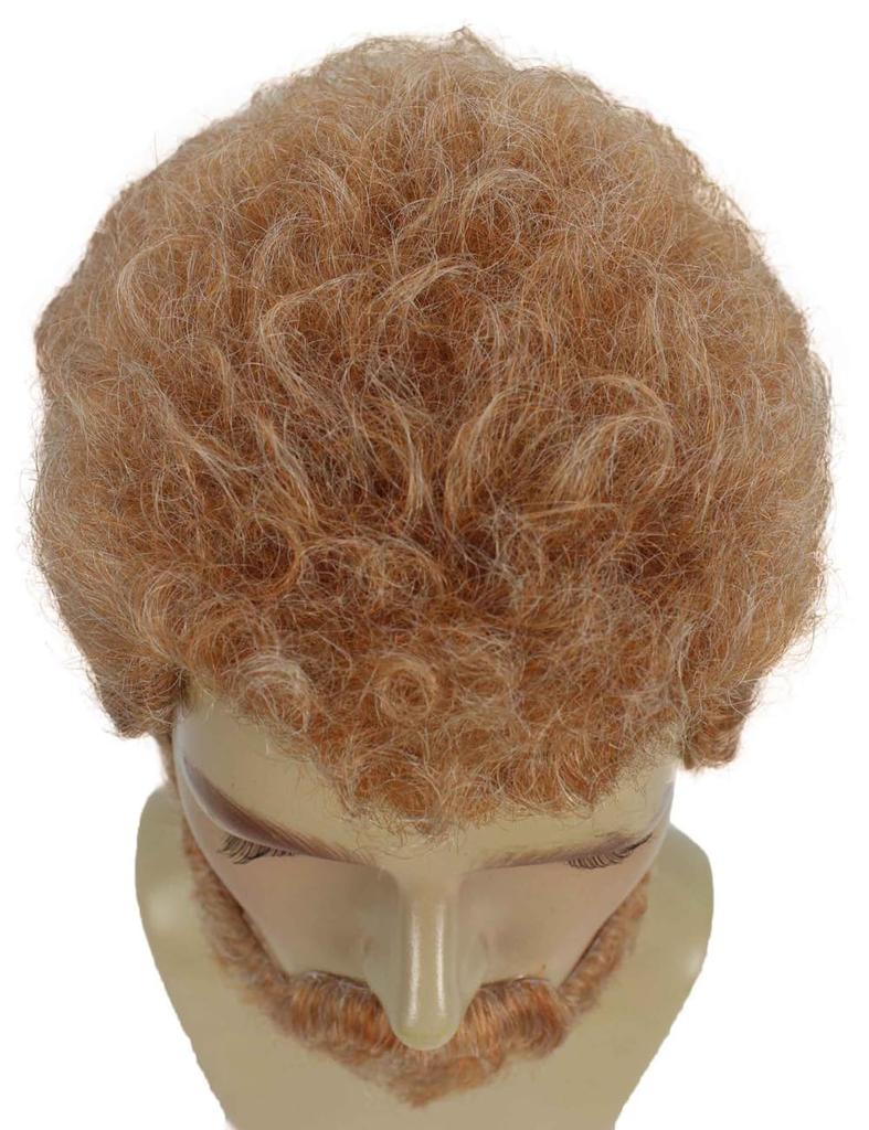 Wigs2you H-5688 Prince of Wales British Ginger Brown Wig and Beard Set for Adult Men