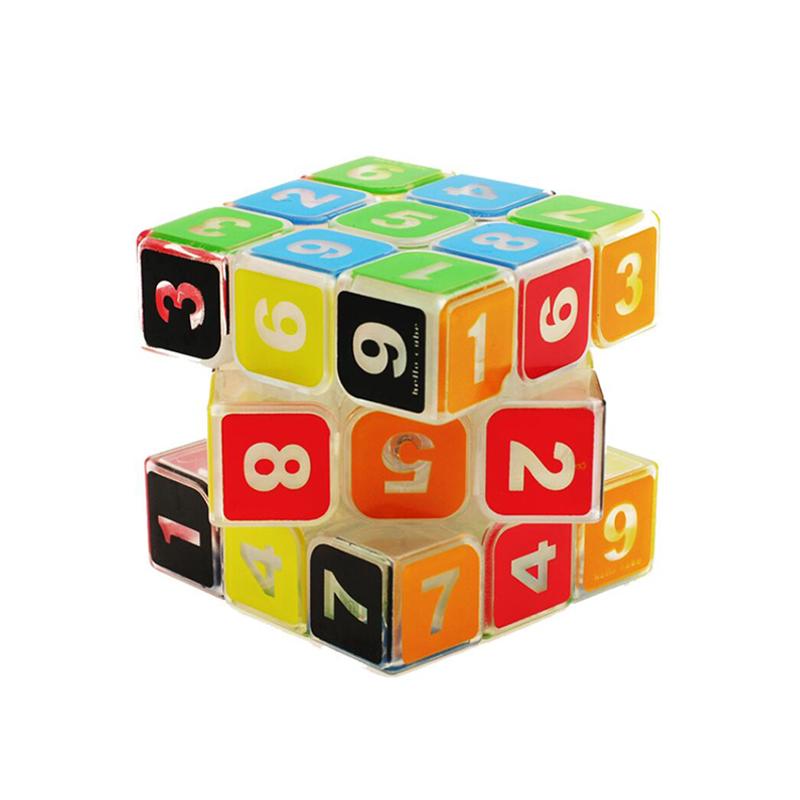

Быстрая кубик-головоломка для детей Speedcube Тест на IQ Головоломки Игры для детей Монтессори Образовательные игрушки Zauberwürfel прозрачный