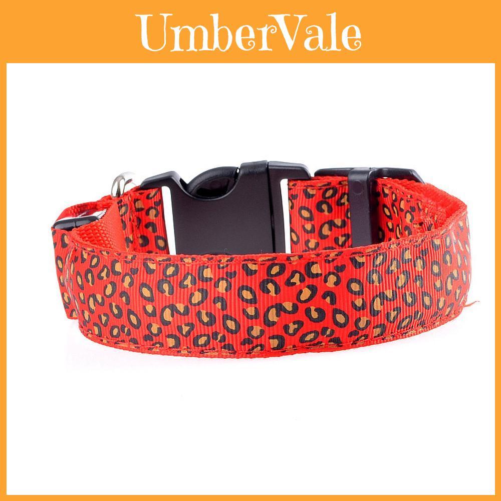 Usb Rechargeable Glowing Dog Collar For Safe Night Walks For Large Medium Small Pets