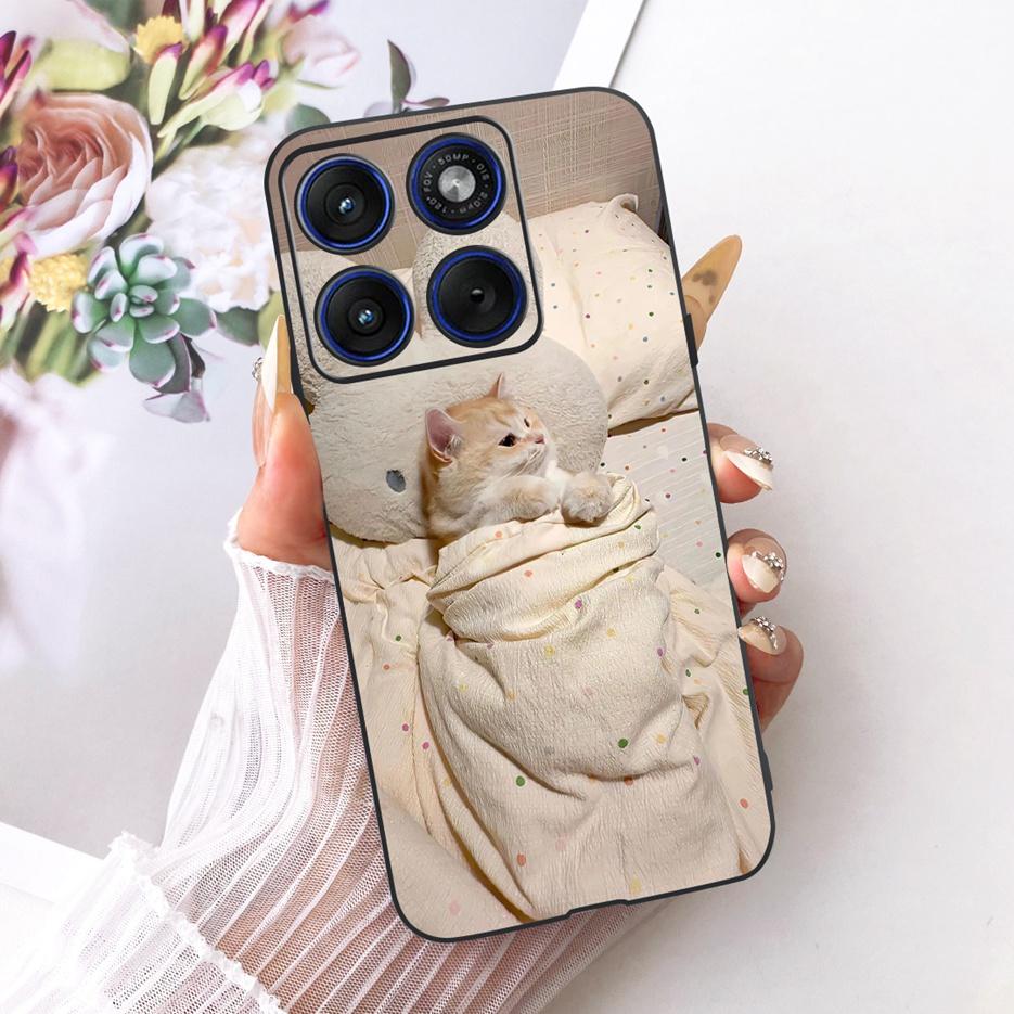 For Motorola Edge 70 Case XT2601-2 Luxury Butterfly Painted Cover Soft Silicone Case For Motorola Edge 70 Fusion Edge70 5G Shell