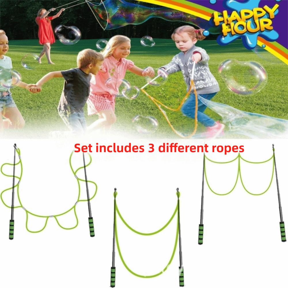 Scalable Bubble Stick Double Pole Giant Bubble Maker Bubble Blowing Prop Bubble Party Favors