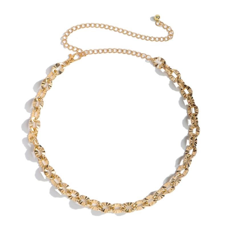 Multifunctional Metal Chain Belt Adapts To Different Outfits For Effortless Styling In Daily Life Various Occasion