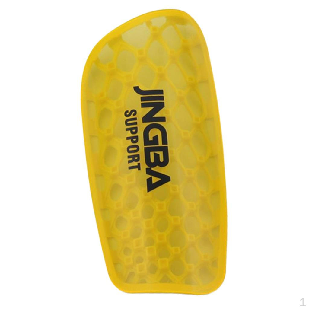Buy 1 Pair Soccer Shin Guards Football Tibia Pads Shinguard Yellow S at ...