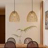 JOYINLED Industrial Chandelier Vintage Hemp Rope Pendant Light Living Room Ceiling Lamp for Dining Room Hanging Lamp 30CM