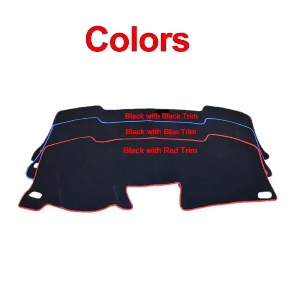 Dashmat Vitz 2012 2013 2014 2015-2017 Car Dashboard Cover Center Console Protector Carpet Dash Mat Sunshade Dashboard Cover (Right-Red)