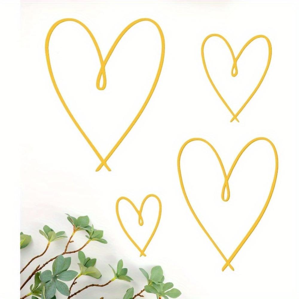 

3PCS Gold Metal Line Wall Art Abstract Modern Home Decor Living Room Bedroom Halloween Christmas Gift TY8730