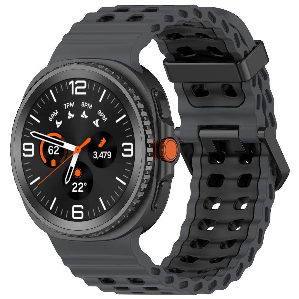 Ocean Silicone Strap for Samsung Galaxy Watch 8 44mm 40mm/8 Classic 46mm Sports Wristband for Galaxy Watch 8 Breathable Bracelet