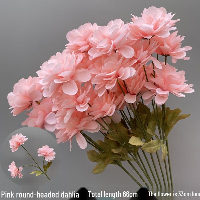 Wedding Pink Series Peony and Rose Artificial Flowers for Decorations
