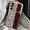Retro Mandala Pattern Leather Lanyard Case For Samsung S26 S25 Ultra S24 S23 S22 Plus S21 FE A16 A17 A26 A36 A37 A54 A55 A56 A57 5G Cover