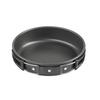 With Foldable Handle Picnic Cookware Set Non-stick Outdoor Pan Pot  Hiking Skillet