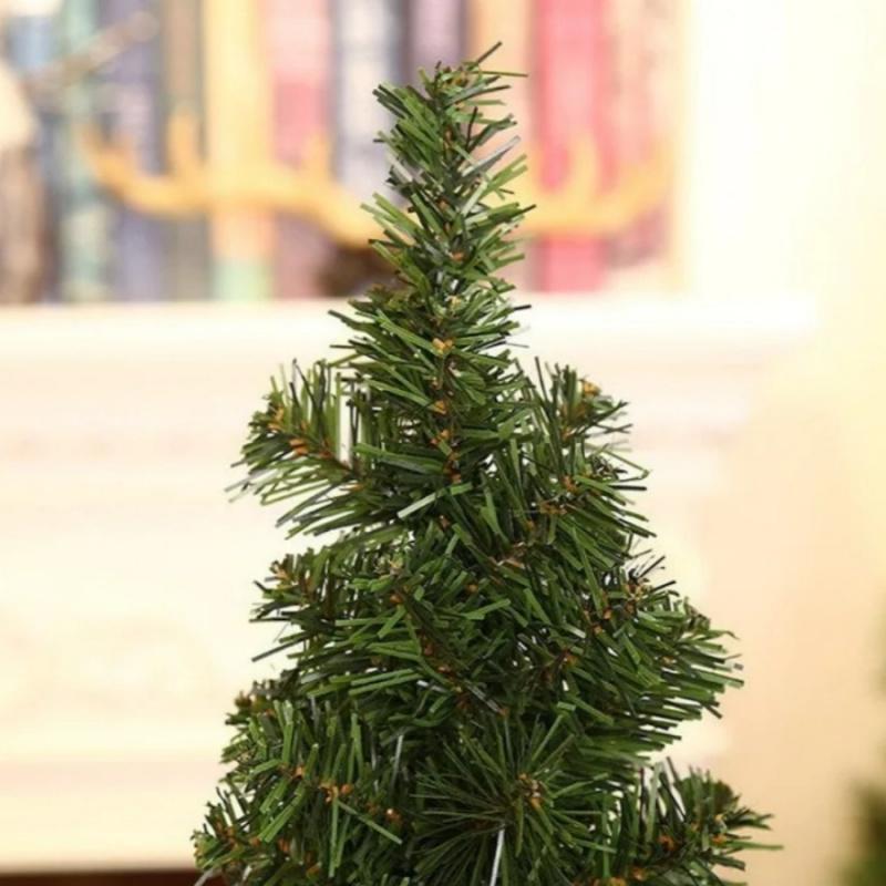 1pc15cm/5.91inMini Christmas Tree Ornament Burlap BaseDIYChristmas Tree Mall Window Party Tabletop Decoration Ornament Gift