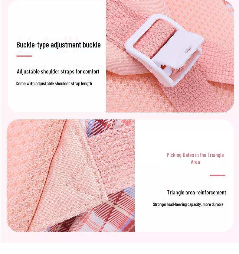 Leichter, langlebiger Kinderrucksack mit großem Fassungsvermögen und Rückenschutz