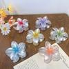 3Pcs/Set Hair Accessories Flower Hair Claw Clip Acrylic Hairpin Plumeria Hair Barrettes  Beach