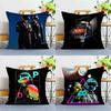 1PC COOL D-Daft Punk Band Pillow Case Square Bedroom Sofa Leisure Comfort Cushion Car Home Decoration