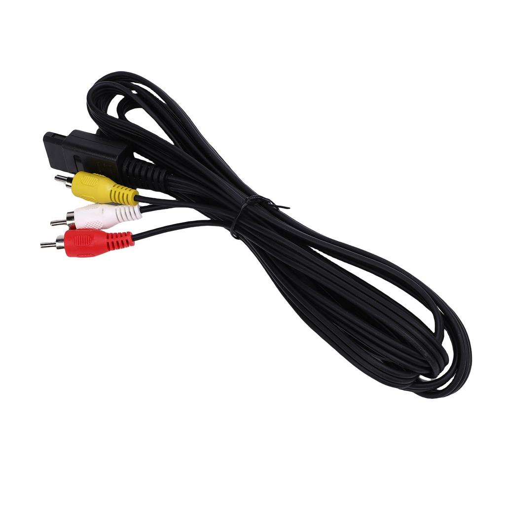 AV Composite Cable Fit for Famicon Game Console Stable Video Stereo Composite AV Cable