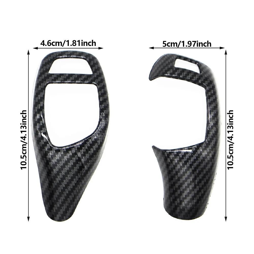 Carbon Fiber Texture für BMW F30 F10 F15 F07 F20 F21 F22 F32 F34 F35 5GT Auto Gangschaltung Panel Rahmen Schaltknauf Abdeckung Kopfverkleidung