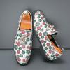 Luxury New Designer Men's Pointed Flower Tassels Patent Leather Shoes Male Casual Loafers Wedding Formal Dress Footwear