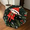 1PC Elf, Christmas Automatic Open/Close Umbrella with Windproof, 8-Rib Sturdy Canopy, Durable Ribs, Fashionable Design, Outdoor Accessory, Fun Prin, H