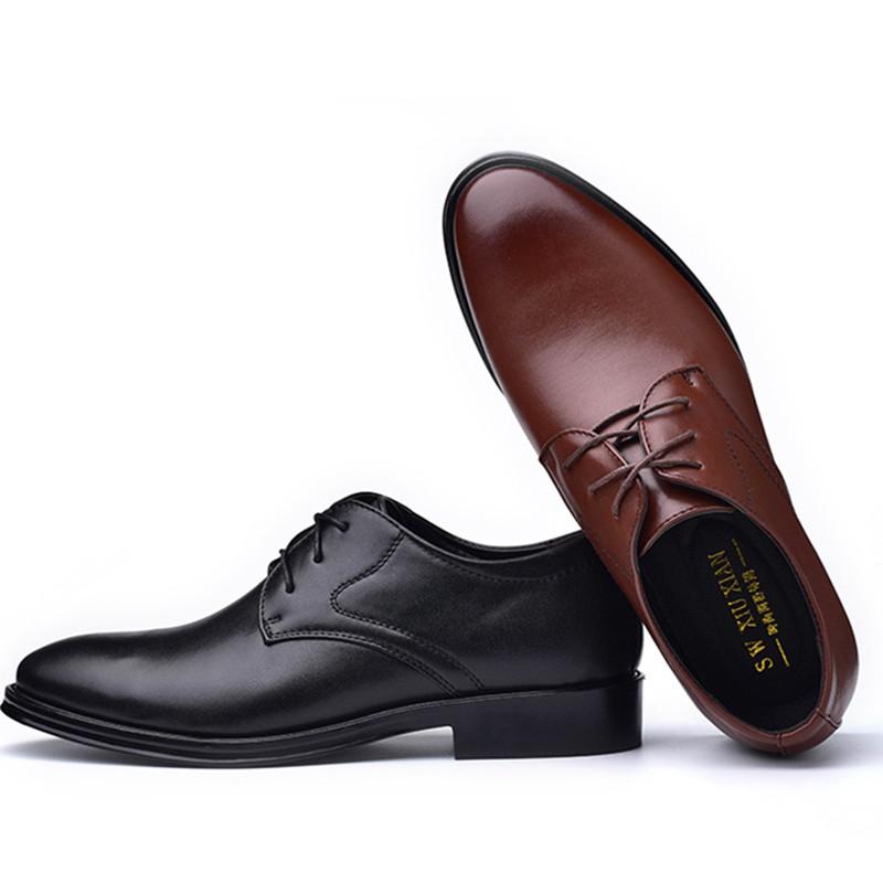 Fashion Luxury Men's Shoes PU Leather Dress Breathable Fashion Business Wedding Formal Shoes Men Designer oxfords shoes big size 48 49