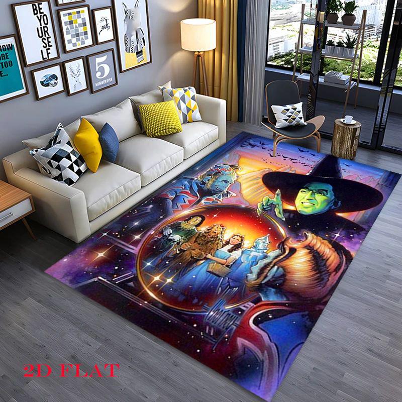 Wizard Oz Vintage Movie Poster Carpet Printing Suitable For All Seasons Art Dormitory Decoration Bathroom Mat