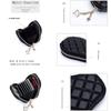 Genuine Leather Credit Card Holder Solid Zipper Bag Women Wallet Bank Sheepskin Leather Wallets Designer Quilted Cardholder