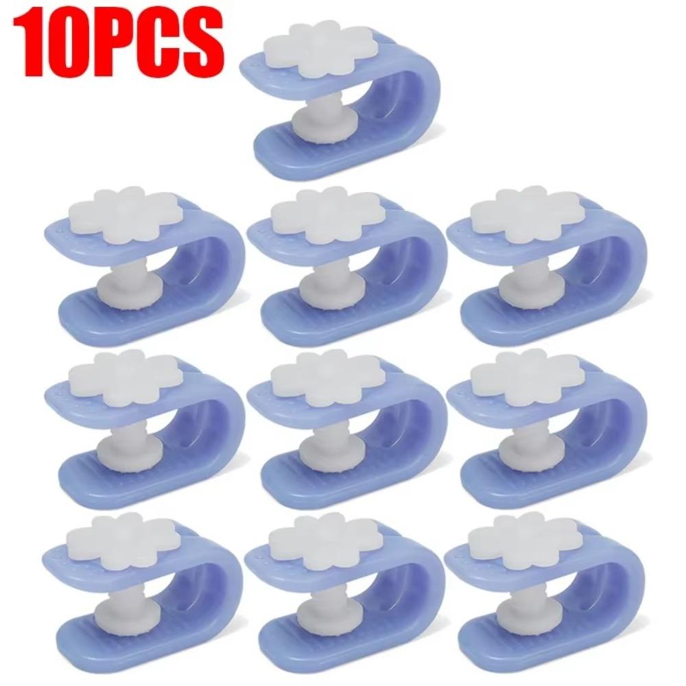 10PCS Anti-escape BedSheet Clips Plastic Blanket Buckles Quilt Fixator Grippers  Quilt Bed Cover