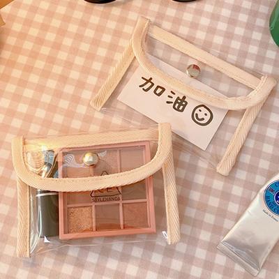 Modny portfelik na monety z PVC dla kobiet, przezroczysty, kawaii, portfel na karty, brelok do kluczy, torba do przechowywania, dla dziewczyn, przezroczysta, mała saszetka, portmonetki do ręki KTY