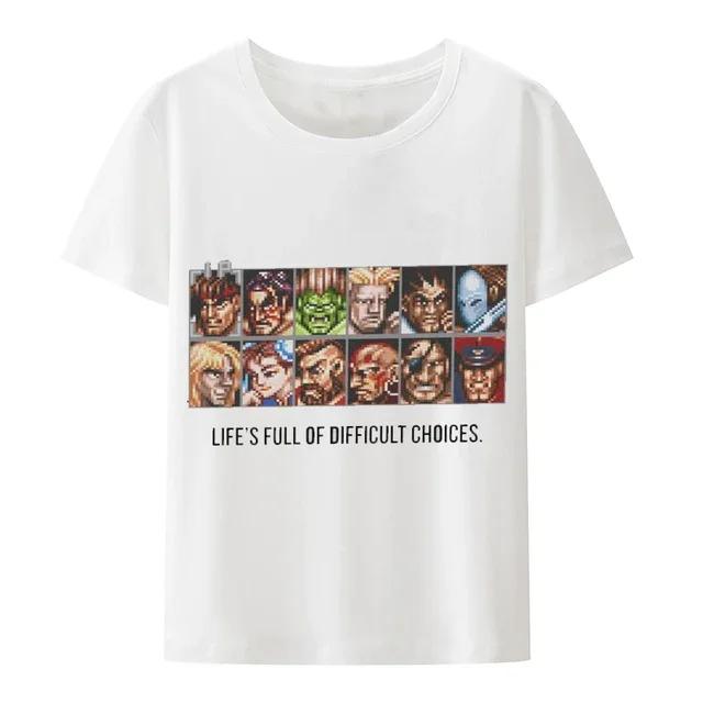 Street Fighhtter Sagat  Muay Thai Gaming Hadouken T Shirt for Men Casual Modal Tees Short Sleeve T Shirt Crewneck Tops