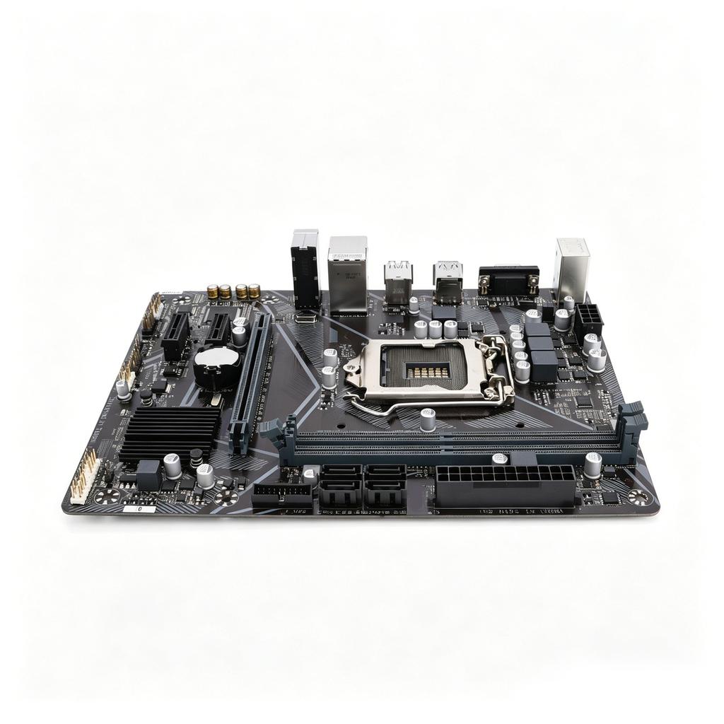 H410M S2 Computer Motherboard LGA1200 for I9 I7 I5 I3 CPU M ATX Desktop Board with DDR4 64GB Maximum
