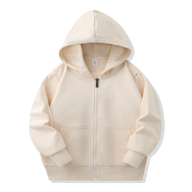 Children's Zipper Hoodie Jacket - Boys & Girls Casual Sports Top for Spring and Autumn